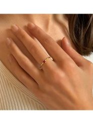 OR Carats Złoty pierścionek z diamentem i kamieniem szlachetnym rozmiar: 60. Czerwone pierścionki damskie OR Carats, z diamentem, złote. Za 565.99 zł.