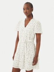Vero Moda Sukienka codzienna Trine 10342726 Biały Regular Fit. Białe sukienki damskie Vero Moda, bez wzorów, z bawełny, bez ramiączek. Za 179.99 zł.