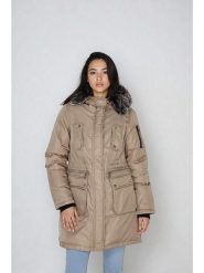 Steve Madden Parka w kolorze beżowym rozmiar: S. Brązowe parki damskie Steve Madden, s, bez kaptura. Za 217.99 zł.