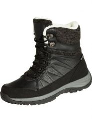 Buty trekkingowe damskie Hi-Tec Riva Mid Wp. Czarne obuwie trekkingowe damskie Hi-tec, z materiału, za kostkę, bez zapięcia. Za 529.00 zł.