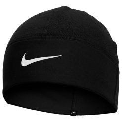 Czapka z polaru Nike Therma-Fit. Czarne czapki damskie Nike, bez wzorów, z polaru. Za 119.99 zł.