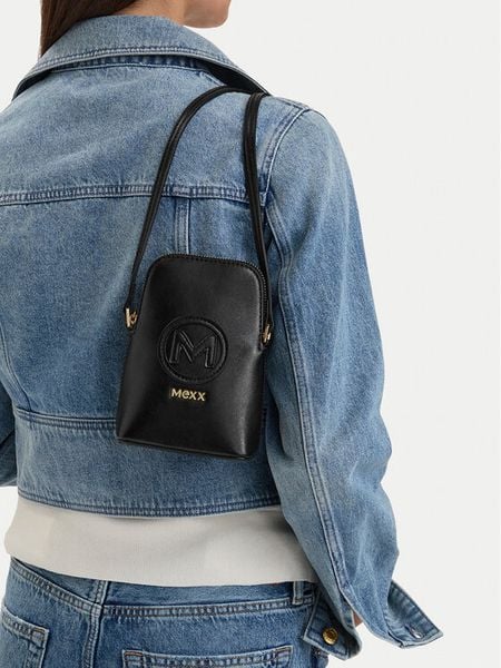 MEXX Torebka CEO-MEXX-L-008-10 Czarny. Czarne listonoszki damskie Mexx, bez wzorów, ze skóry, bez dodatków. Za 119.99 zł.