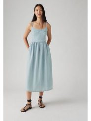 Levi's Sukienka w kolorze błękitnym rozmiar: M. Niebieskie sukienki damskie Levi's, bez wzorów, z bawełny, bez ramiączek. Za 134.85 zł.