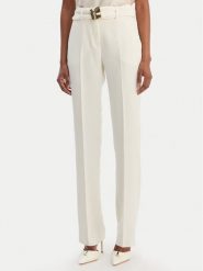 Marella Chinosy Elica 2613131063 Écru Slim Fit. Spodnie materiałowe damskie Marella, bez wzorów, z syntetyku. Za 879.99 zł.