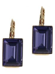 Otazu Pozłacane kolczyki z kryształami Swarovski rozmiar: onesize. Niebieskie kolczyki damskie Otazu, z kryształem, pozłacane. Za 139.20 zł.