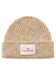 Zwillingsherz Czapka w kolorze beżowym rozmiar: onesize. Brązowe czapki damskie Zwillingsherz, bez wzorów, z materiału. Za 170.47 zł.