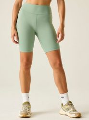 Dare 2b Szorty funkcyjne "Upbeat" w kolorze miętowym rozmiar: 34. Zielone spodenki sportowe damskie Dare 2b, bez wzorów, z materiału, outdoorowe. Za 74.81 zł.