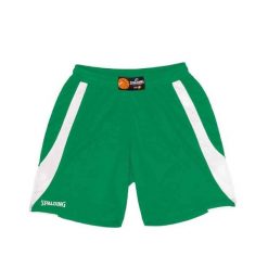 Szorty damskie Spalding Jam. Zielone spodenki sportowe damskie SPALDING, bez wzorów, z dresówki, do koszykówki. Za 161.00 zł.