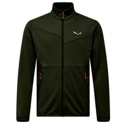 Kurtka turystyczna z zamkiem błyskawicznym Salewa Puez Cammino. Zielone kurtki damskie Salewa, xl, bez wzorów, z elastanu, bez kaptura. Za 372.00 zł.