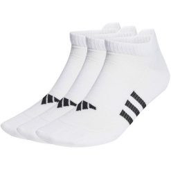 Skarpety adidas Performance Light Low Socks 3P. Białe skarpetki damskie Adidas, bez wzorów. Za 49.90 zł.
