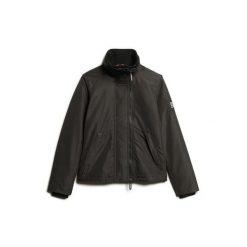 Kurtka przeciwwiatrowa dla kobiet Superdry. Czarne kurtki damskie Superdry, bez wzorów, bez kaptura. Za 377.05 zł.