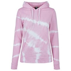 Bluza damska Urban Classics tie dye. Czerwone bluzy damskie Urban Classics, na lato, bez wzorów, bez kaptura. Za 244.50 zł.