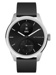 WITHINGS Smartwatch "ScanWatch 2" w kolorze srebrno-czarnym rozmiar: onesize. Czarne, analogowe zegarki damskie WITHINGS, ze stali. Za 1,174.99 zł.