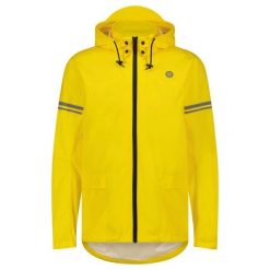 Kurtka wodoodporna Agu Original Essential. Żółte kurtki damskie AGU, l, bez wzorów, z materiału, bez kaptura. Za 336.65 zł.