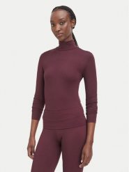 Guess Body V6BP04 K6317 Bordowy Slim Fit. Czerwone body i gorsety Guess, z aplikacjami, z syntetyku. Za 264.99 zł.