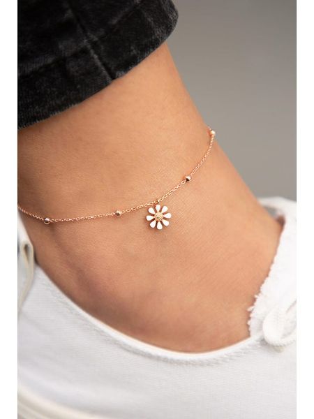 Heliophilia Srebrna bransoletka z zawieszką na kostkę rozmiar: onesize. Szare bransoletki damskie Heliophilia, srebrne. Za 43.99 zł.