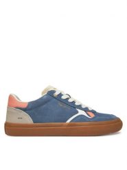 Pepe Jeans Sneakersy Travis City W PLS31592 Niebieski. Niebieskie obuwie sportowe damskie Pepe Jeans, z jeansu, bez zapięcia. Za 229.99 zł.
