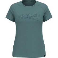 Koszulka z krótkim rękawem damska ODLO Ascent PW 130 Run. Bike. Hike. Brązowe bluzki damskie ODLO, m, bez wzorów, bez kołnierzyka, bez ramiączek. Za 379.99 zł.