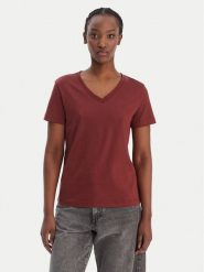 Calvin Klein Jeans T-Shirt LV047B205G Brązowy Relaxed Fit. Brązowe t-shirty damskie Calvin Klein Jeans, l, bez wzorów, z bawełny, bez kołnierzyka. Za 149.99 zł.