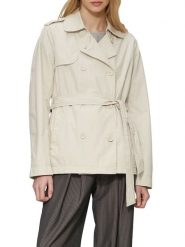 S.Oliver Trencz w kolorze beżowym rozmiar: XXL. Brązowe płaszcze damskie S.Oliver, s, bez wzorów, z tkaniny, bez kaptura. Za 86.78 zł.