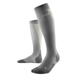 Skarpety kompresyjne damskie sportowe CEP Ultralight wysokie. Szare skarpetki damskie CEP, bez wzorów. Za 199.00 zł.