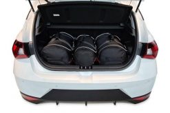 Torby Do Bagażnika Hyundai I20 2020+ 3Szt Kjust. Czarne torby podróżne KJUST, bez wzorów, z kauczuku. Za 921.00 zł.