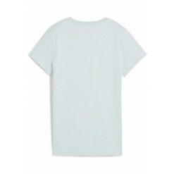 Damska koszulka ESS ELEVATED PUMA Peaceful Blue. Niebieskie bluzki damskie Puma, xl, z aplikacjami, bez kołnierzyka, bez ramiączek. W wyprzedaży za 89.00 zł.