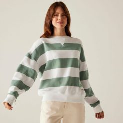 Bluza turystyczna damska Aka. Szare bluzy damskie Regatta, bez wzorów, z tkaniny, bez kaptura. Za 241.00 zł.