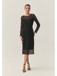 TATUUM Sukienka w kolorze czarnym rozmiar: XS. Czarne sukienki damskie TATUUM, bez wzorów, z koronki, bez ramiączek. Za 239.95 zł.
