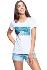 MUSTANG T SHIRT DAMSKI Alexia C Foto 1009885 2045. Białe t-shirty damskie Mustang, s, bez wzorów, bez kołnierzyka. W wyprzedaży za 39.99 zł.