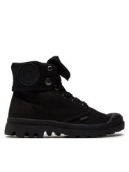 Palladium Trapery Baggy 92353060M Czarny. Czarne trapery damskie Palladium, z materiału, bez zapięcia. Za 259.99 zł.