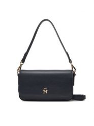 Tommy Hilfiger Torebka Th Icon Conv AW0AW17677 Granatowy. Niebieskie torebki klasyczne damskie Tommy Hilfiger, ze skóry, bez dodatków. Za 509.99 zł.
