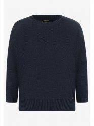 More & More Sweter w kolorze granatowym rozmiar: 44. Niebieskie swetry klasyczne damskie More & More, bez kołnierzyka. Za 101.45 zł.