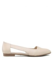 Lasocki Baleriny RST-IRENA-09 Beżowy. Brązowe balerinki damskie Lasocki, bez wzorów, ze skóry. Za 159.99 zł.