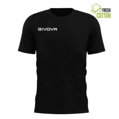 Koszulka Givova Fresh bawełniana czarna 2XL. Czarne bluzki damskie Givova, m, bez wzorów, z bawełny, sportowe, bez kołnierzyka, bez ramiączek. Za 52.75 zł.