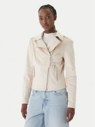 Guess Kurtka przejściowa W6GL10 W1968 Écru Regular Fit. Kurtki damskie Guess, s, z aplikacjami, z syntetyku, bez kaptura. Za 614.99 zł.