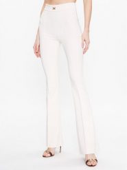 Elisabetta Franchi Spodnie materiałowe PA-054-31E2-V250 Écru Regular Fit. Spodnie materiałowe damskie Elisabetta Franchi, bez wzorów, z materiału. Za 1,769.00 zł.