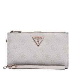 Portfel Guess. Białe portfele damskie Guess, z aplikacjami. Za 294.99 zł.