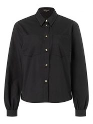 More & More Bluzka w kolorze czarnym rozmiar: 36. Czarne bluzki damskie More & More, bez wzorów, bez kołnierzyka, bez ramiączek. Za 104.99 zł.