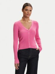 ONLY Kardigan Mist 15363392 Różowy Slim Fit. Czerwone kardigany damskie Only, xs, bez wzorów, z syntetyku. Za 129.99 zł.