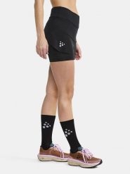 Craft Spódnico-spodenki "Pro Hypervent" w kolorze czarnym do biegania rozmiar: XL. Czarne spodenki sportowe damskie Craft, bez wzorów, z materiału, sportowe, bez ramiączek. Za 139.34 zł.