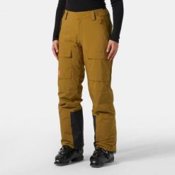 Spodnie narciarskie cargo damskie Helly Hansen Switch 2.0. Brązowe spodnie sportowe damskie Helly Hansen, na zimę, bez wzorów, narciarskie. Za 921.50 zł.