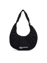 Karl Lagerfeld Jeans Torebka B2W30145 Czarny. Czarne torebki klasyczne damskie Karl Lagerfeld Jeans, z jeansu, bez dodatków. Za 434.99 zł.