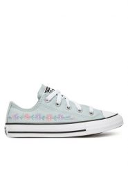 Converse Trampki Chuck Taylor All Star Florals A11776C Błękitny. Niebieskie trampki dziewczęce Converse, bez wzorów, z materiału, bez zapięcia. Za 179.99 zł.
