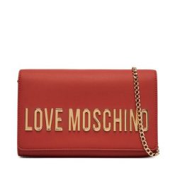 Torebka LOVE MOSCHINO. Czerwone torebki wieczorowe damskie Love Moschino, bez wzorów, bez dodatków. Za 699.99 zł.