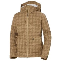 Kurtka damska Helly Hansen St. Moritz Ins 2.0. Brązowe kurtki damskie Helly Hansen, na zimę, bez wzorów, bez kaptura. W wyprzedaży za 2,573.50 zł.