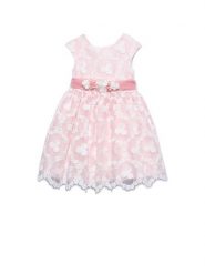 Abel & Lula Sukienka elegancka 5032 Różowy Regular Fit. Czerwone sukienki dziewczęce Abel & Lula, bez wzorów, z syntetyku, bez ramiączek. Za 589.99 zł.