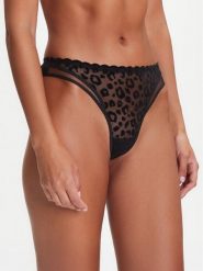 Chantelle Stringi Pulp Girls C22XG0 Czarny. Czarne stringi Chantelle, bez wzorów, z syntetyku. Za 159.99 zł.