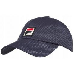 Czapka tenisowa Fila Mesh Cap Sampau granatowa. Niebieskie czapki damskie Fila, na zimę, bez wzorów, z meshu. Za 71.99 zł.