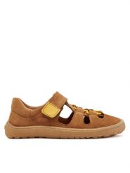 Froddo Sandały Barefoot Elastic Sandal G3150262-3 D Brązowy. Brązowe sandały chłopięce Froddo, ze skóry, bez zapięcia. Za 259.99 zł.